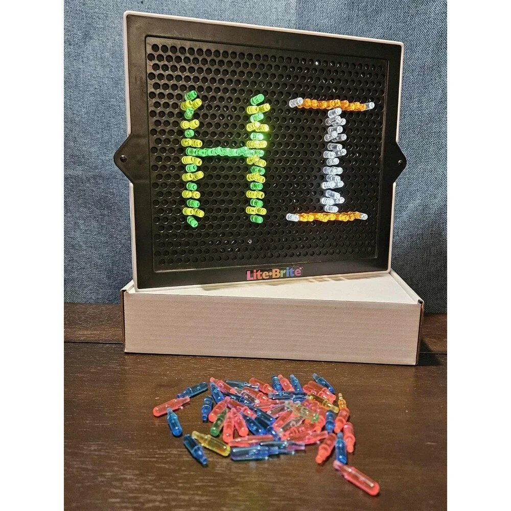 Lite Brite Ultimate Classic Basic Fun | LED Light Up Toy | Retro Style Peg Art